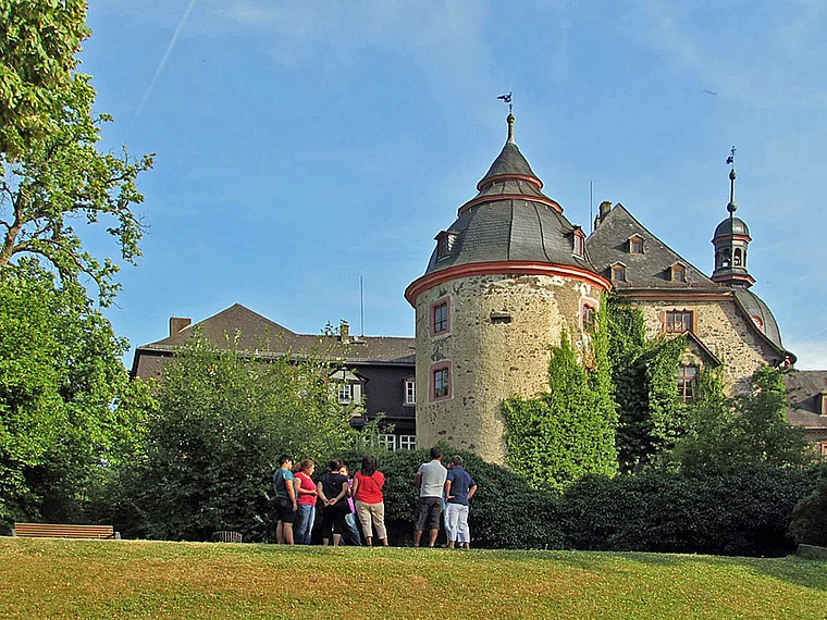Laubach Grafenschloss Parkseite