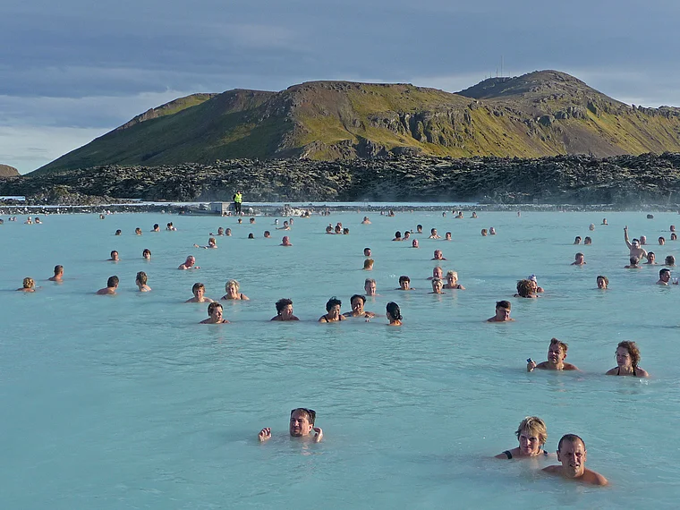 Island Keflavik Blaue Lagune Totale