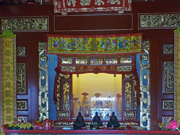 Penang George Town Tempel Göttin der Barmherzigkeit außen