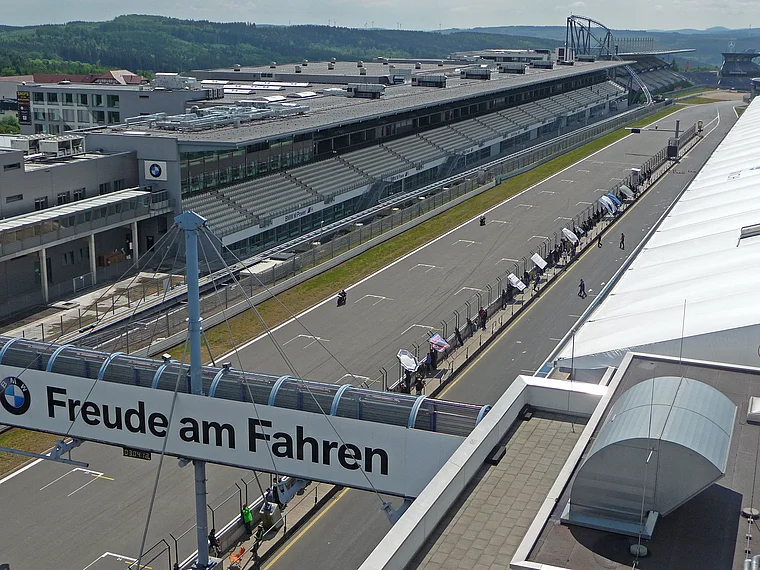 Nürburgring Privatrennen mit Motorrädern Totale