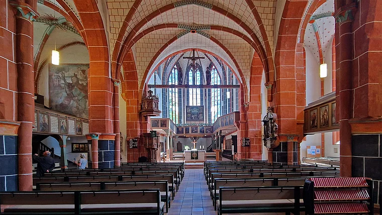 Alsfeld Walpurgiskirche Innenaufnahme