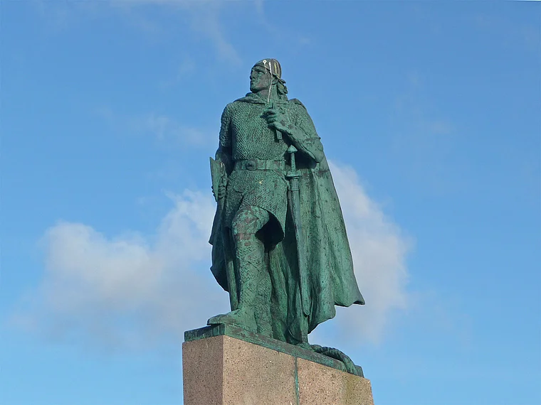 Island Reykjavik Denkmal Leif Eriksson