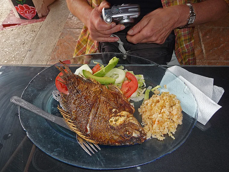 Mexiko Fischgericht auf Teller