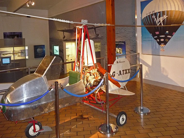 Nordirland Ulster Folk and Transport Museum Gyrocopter