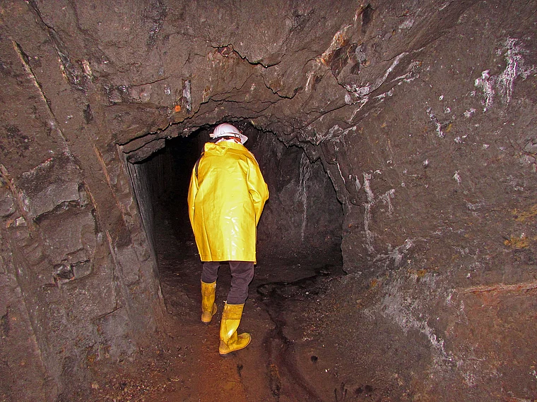 Korbach Besucherbergwerk innen