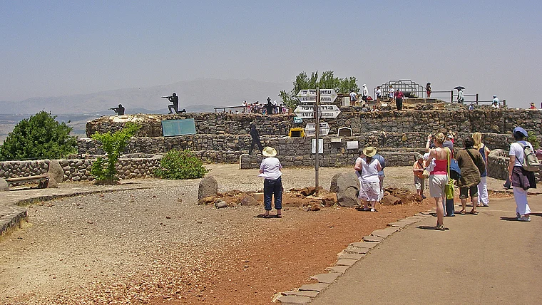 Israel Golan Höhen Touristen