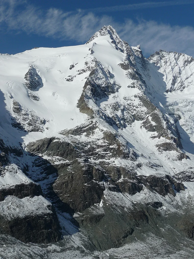 Großglockner Blick auf Gipfel