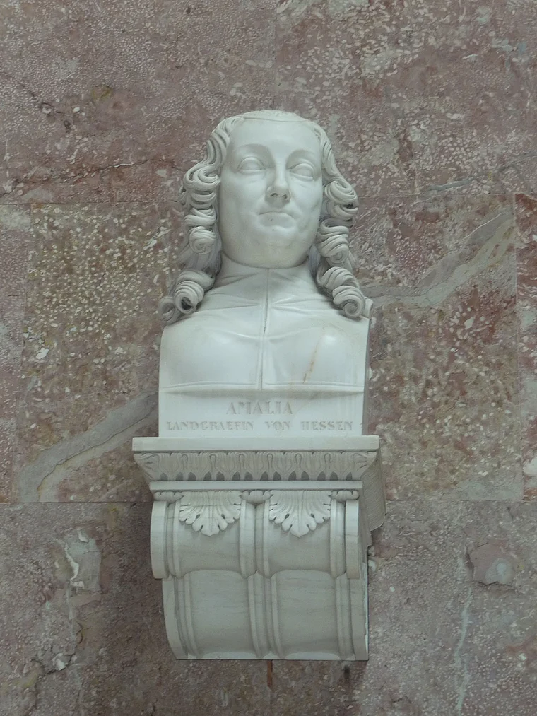 Donaustauf Walhalla Büste Amalie von Hessen-Kassel