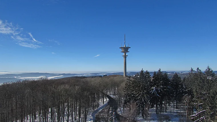 Kirchheim Borgmannturm Aussicht