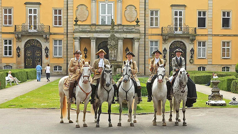 Bückeburg Hofreitschule Gruppenbild