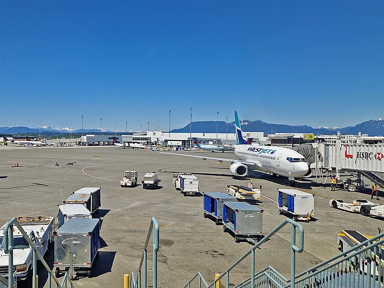 Vancouver Flughafen außen