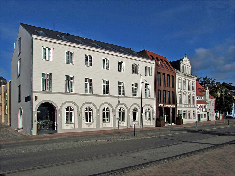 Flensburg Hotel Hafen außen