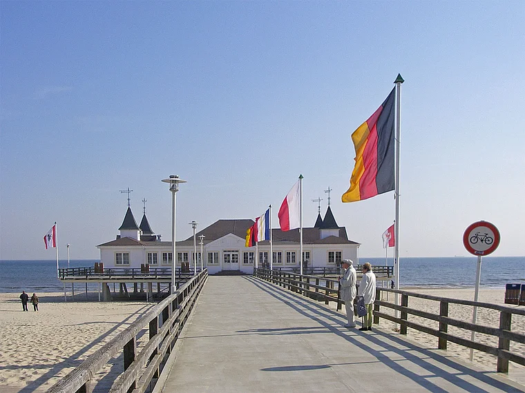 Usedom Ahlbeck auf der Seebrücke