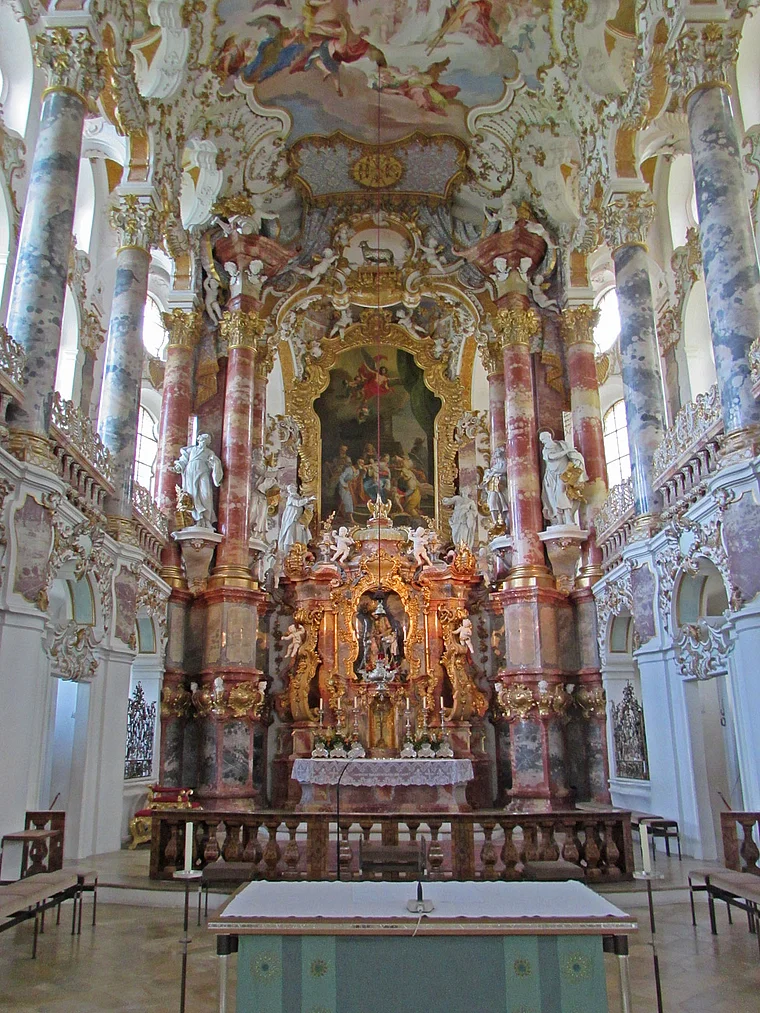 Steingaden Wieskirche Altarraum