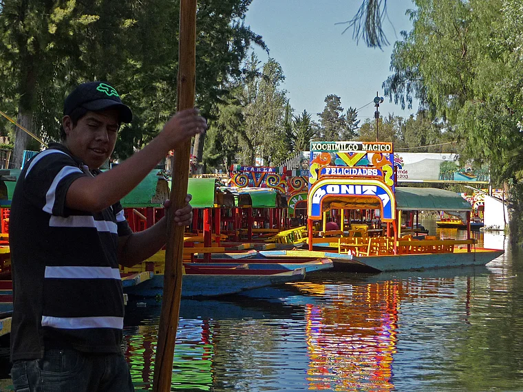 Xochimilco Mexiko Kanäle