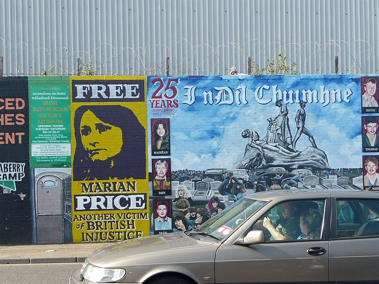 Belfast Wandgemälde Marian Price