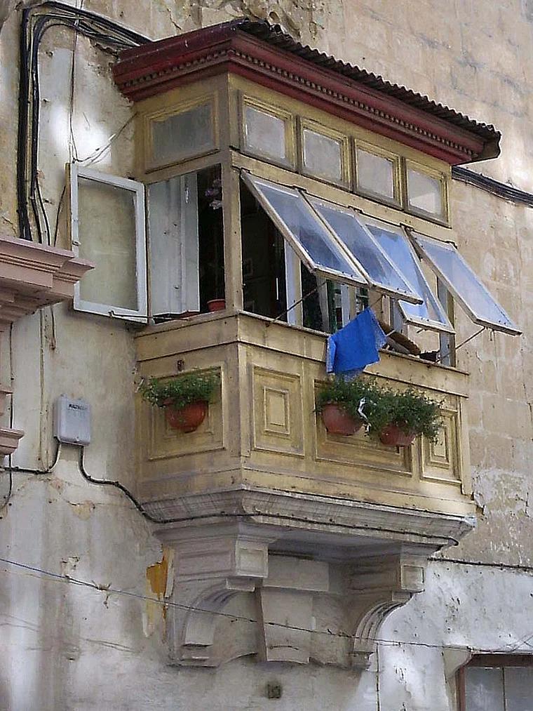 Malta Valletta Erker