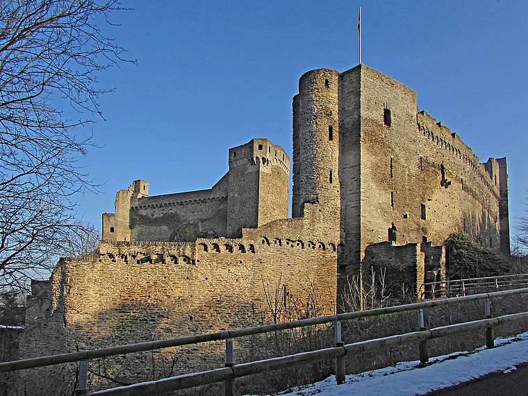 Hohenstein (Taunus) Burg Winter