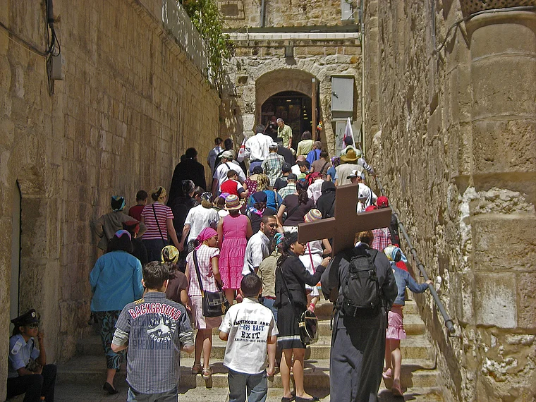 Jerusalem Pilger Via Dolorosa