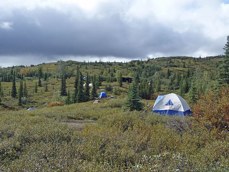 Alaska Denali National Park Campground Wonder Lake