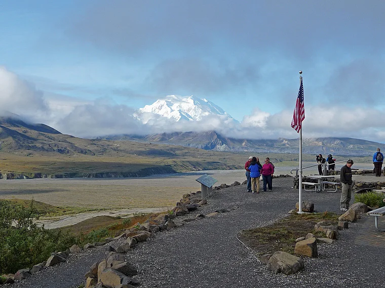 Alaska Mount Denali National Park Parkverwaltung außen