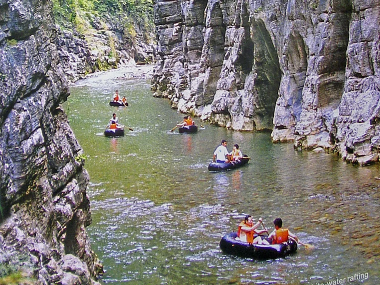 Daning Schlucht altes Foto