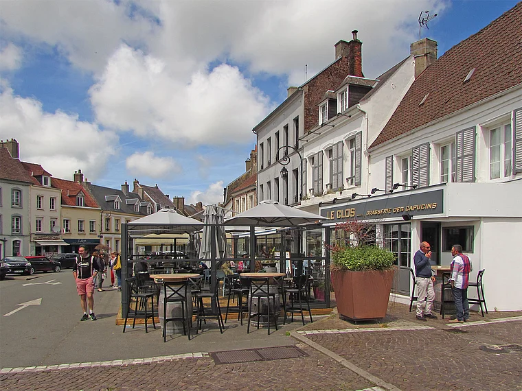 Montreuil-sur-Mer Marktplatz
