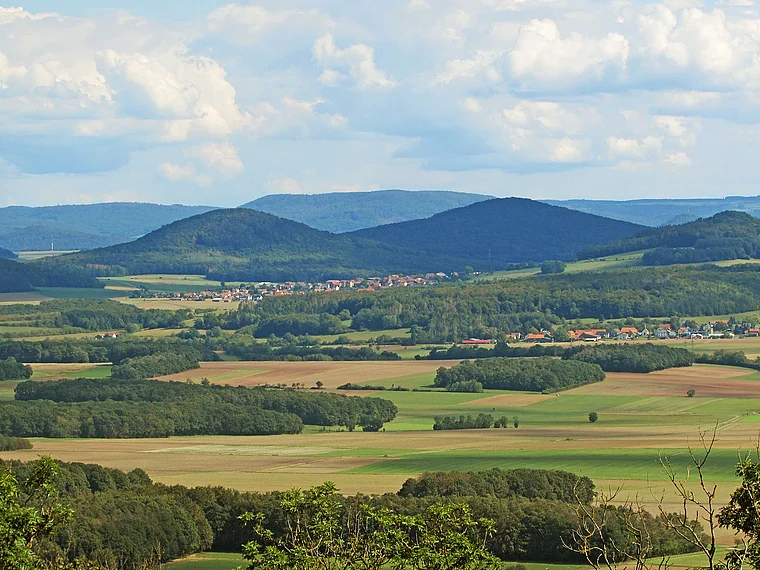 Haunetal Burg Hauneck Aussicht