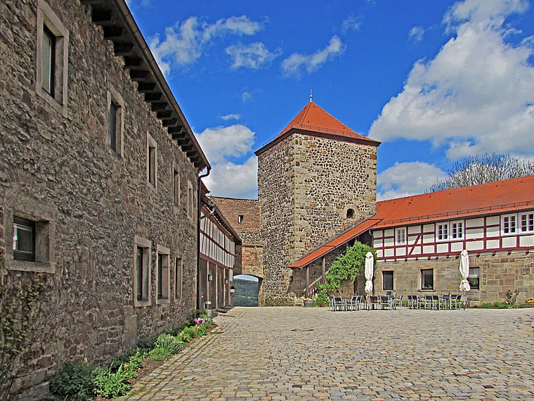 Eiterfeld Burg Fürsteneck Innenhof
