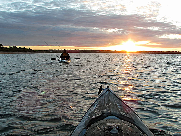 Rhode Island Block Island Great Salt Pond Sonnenaufgang