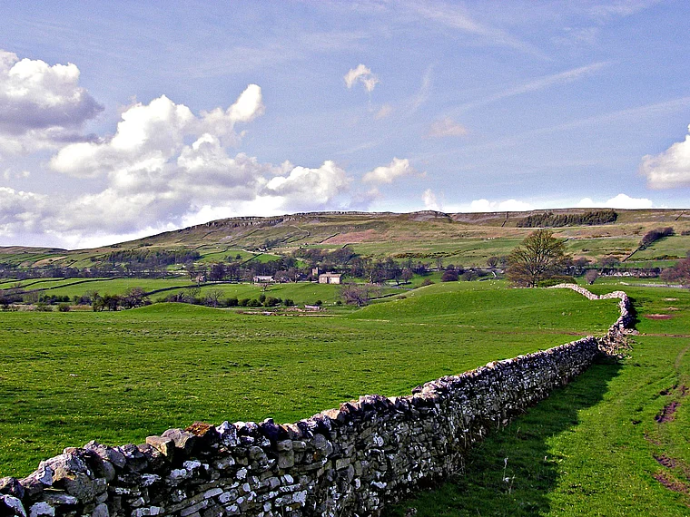 Yorkshire Dales Steinmauer