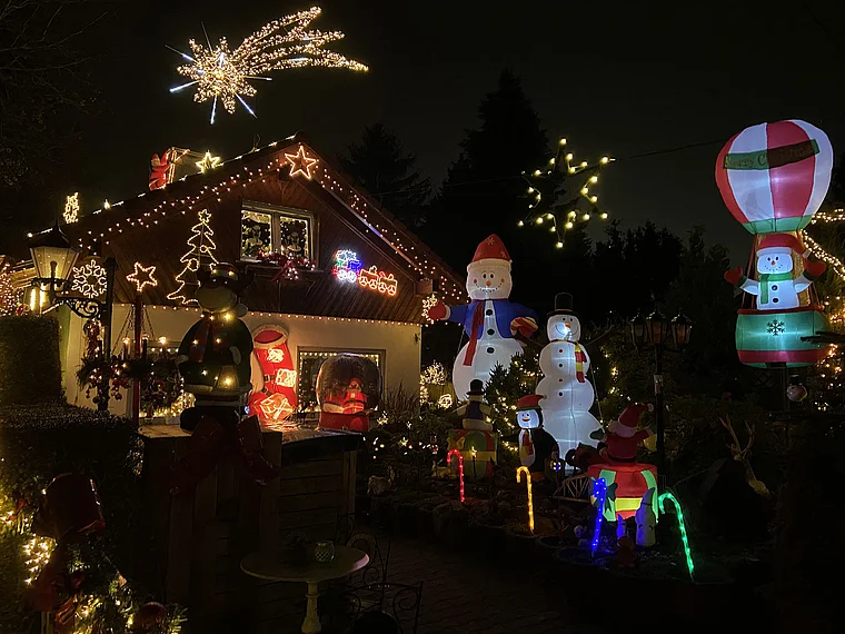 Frankfurt-Zeilsheim Weihnachtshaus
