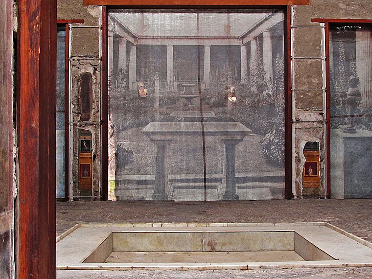 Pompeji antikes Haus innen
