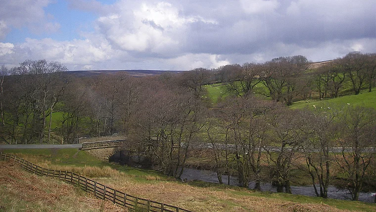 North York Moors Landschaft Totale