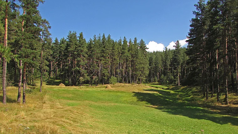 Bulgarien Rhodopen Landschaft