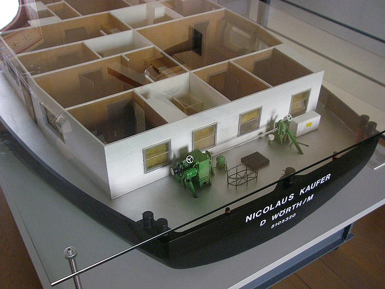 Wörth Main Schiffahrtsmuseum Modell Nicolaus Kaufer