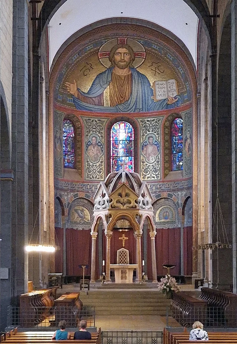 Maria Laach Klosterkirche Innenaufnahme