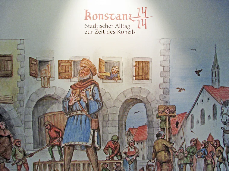 Konstanz Konzil Alltag Grafik