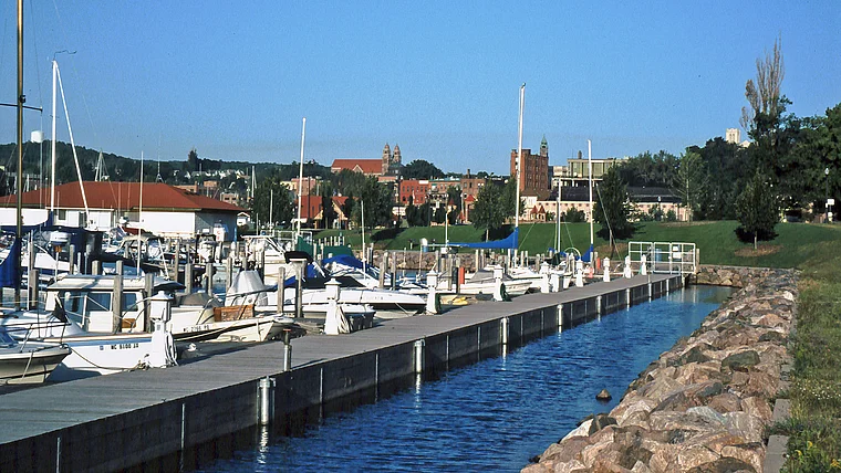 USA Michigan Upper Peninsula Marquette Yachthafen