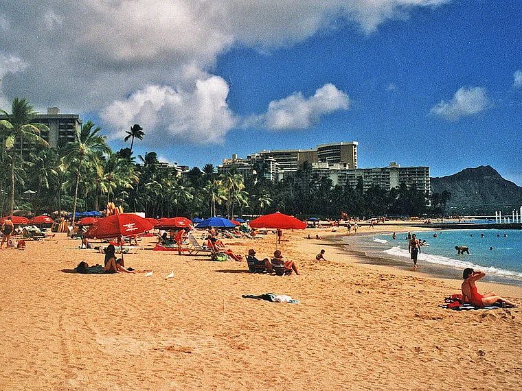 Hawaii Honolulu Waikiki Beach