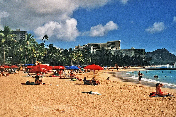 Hawaii Honolulu Waikiki Beach