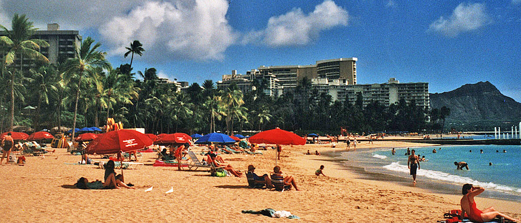 Hawaii Honolulu Waikiki Beach