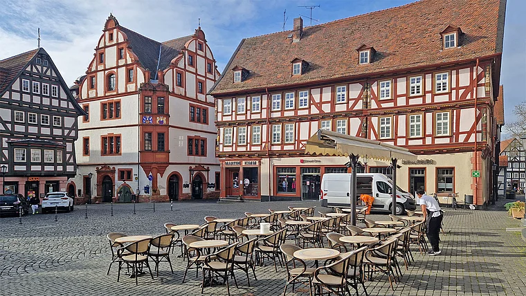 Alsfeld Marktplatz Hochzeitshaus