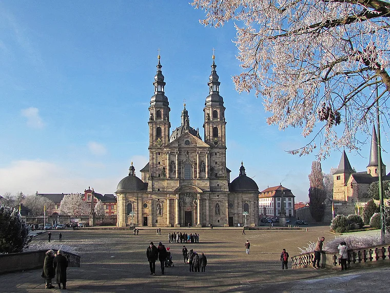 Fulda Domplatz Winter