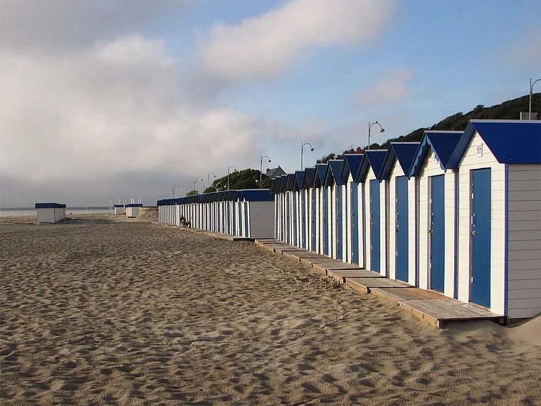 Boulogne-sur-Mer Strandhäuschen