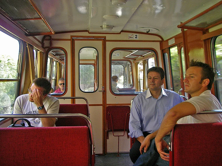 Peloponnes Zahnradbahn innen