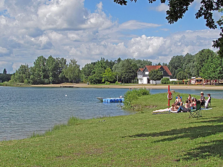 Riedstadt Riedsee Strand