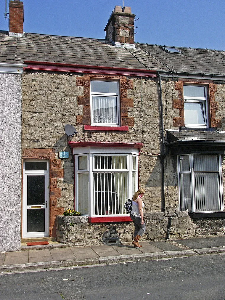 Lake District Ulverston Geburtshaus Stan Laurel außen