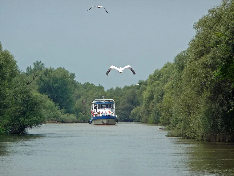 Rumänien Donau Delta Touristenschiff