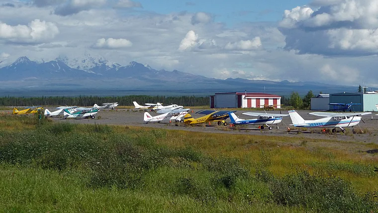 Alaska Richardson Highway Flugplatz